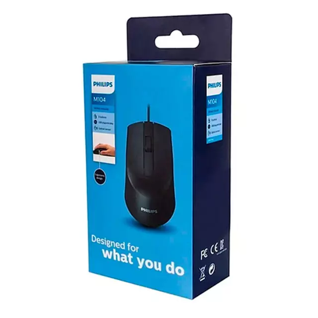mouse philips m104 wired